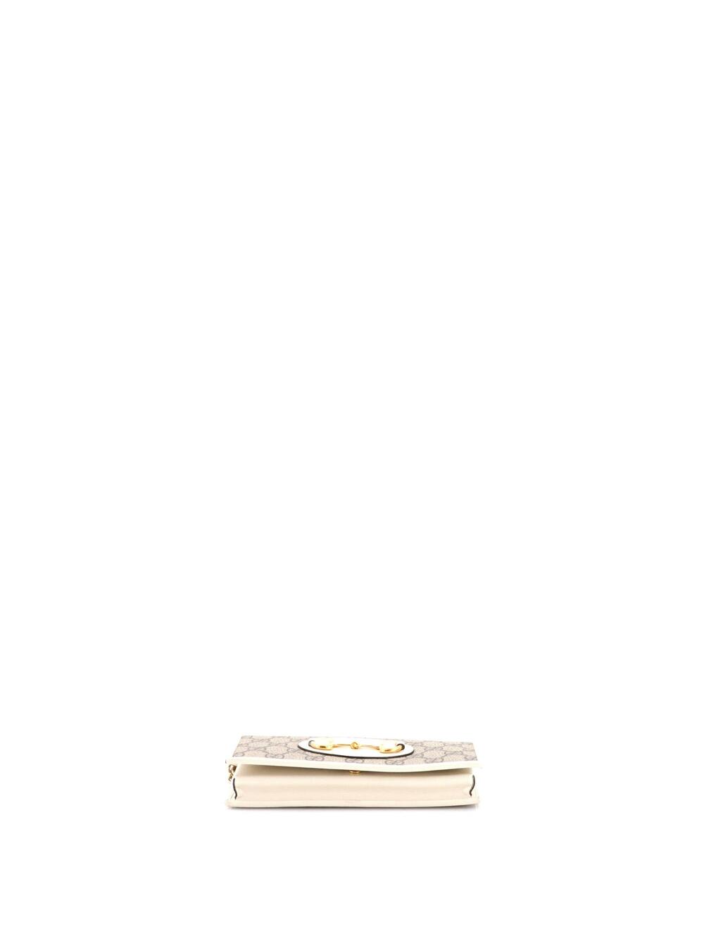 Gucci Horsebit Chain Wallet Gg Coated #324808G94B - Picture 4 of 7